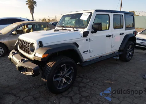 2025 Jeep Wrangler 4Xe Sport S 4Xe from USA, damaged, VIN 1C4RJXN68SW641391